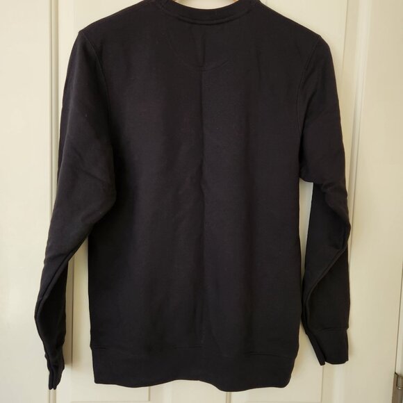 Santa Sleigh Chardonnay Wine Crewneck Sweatshirt Holiday Christmas Cute Small - Picture 3 of 8